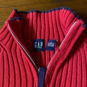 GAP 
Beautiful red sweater